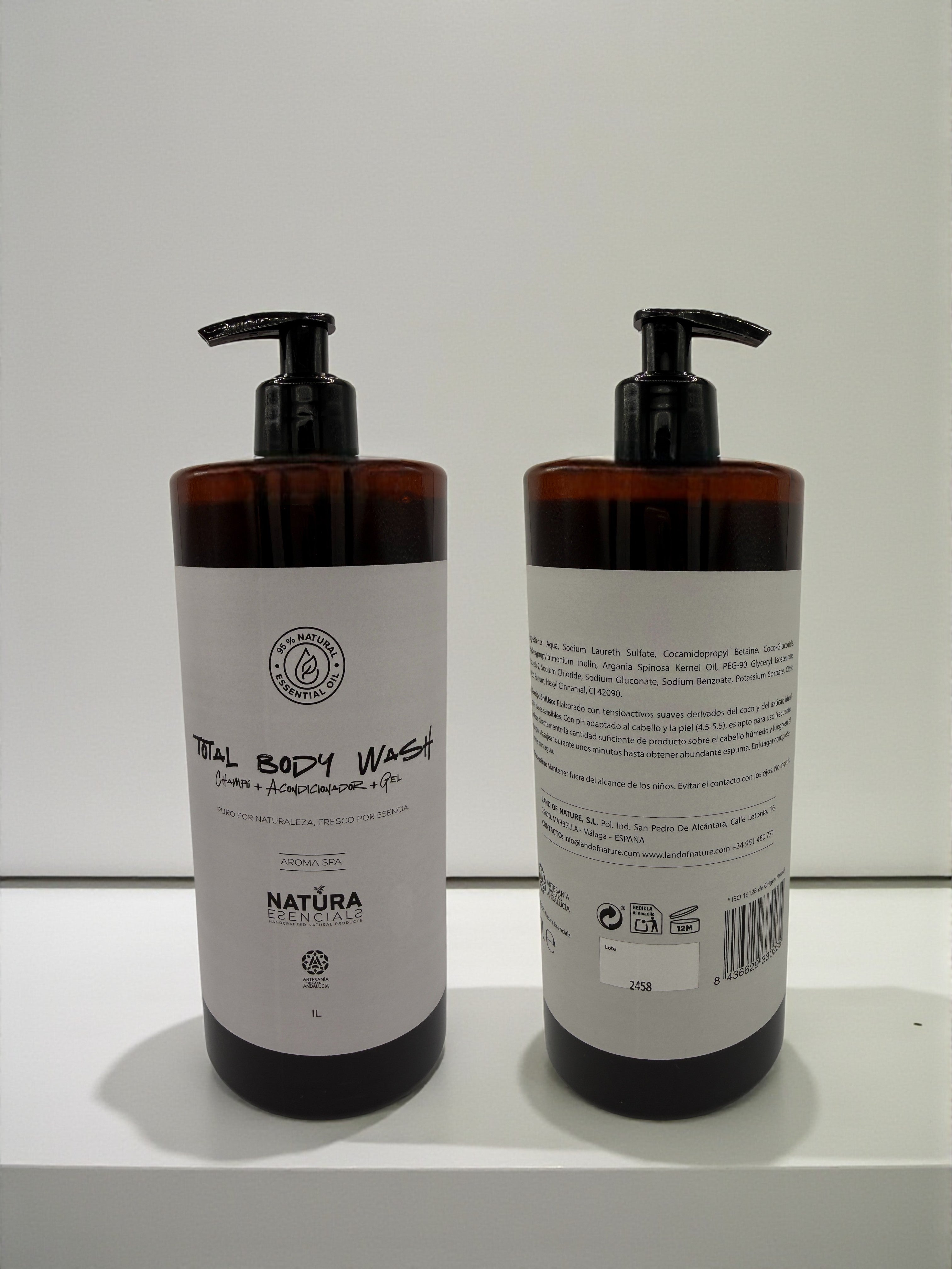 Total Body Wash natural para cuerpo y cabello | Natura Esencials